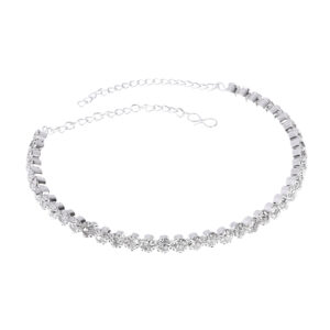 Silver Color Bracelet for Women and Girls Crystal Bracelets