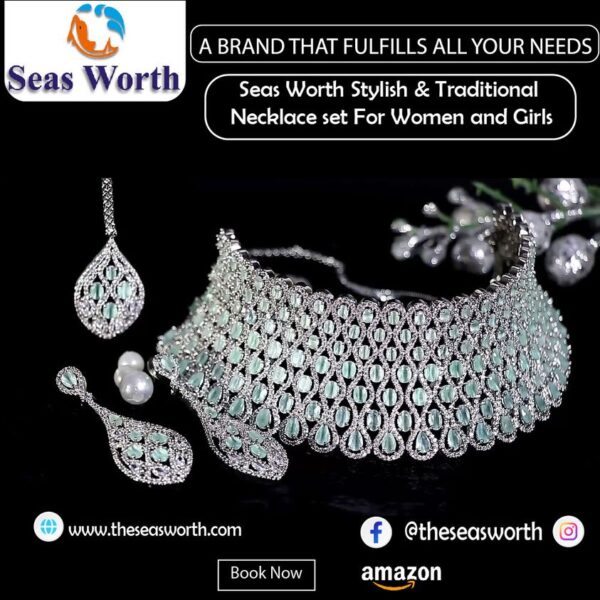 Latest Diamond Traditional Necklace