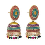 Jhumkas Pearl Studded Earrings For Women Girls Jhumkas Pearl Studded Earrings For Women Girls