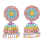 Jhumkas Pearl Studded Earrings For Women Girls Jhumkas Pearl Studded Earrings For Women Girls